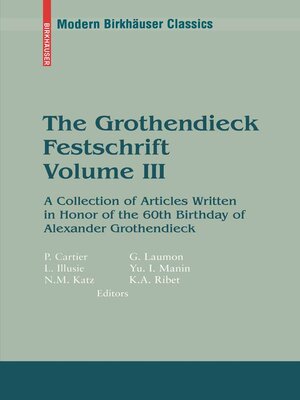 cover image of The Grothendieck Festschrift, Volume III